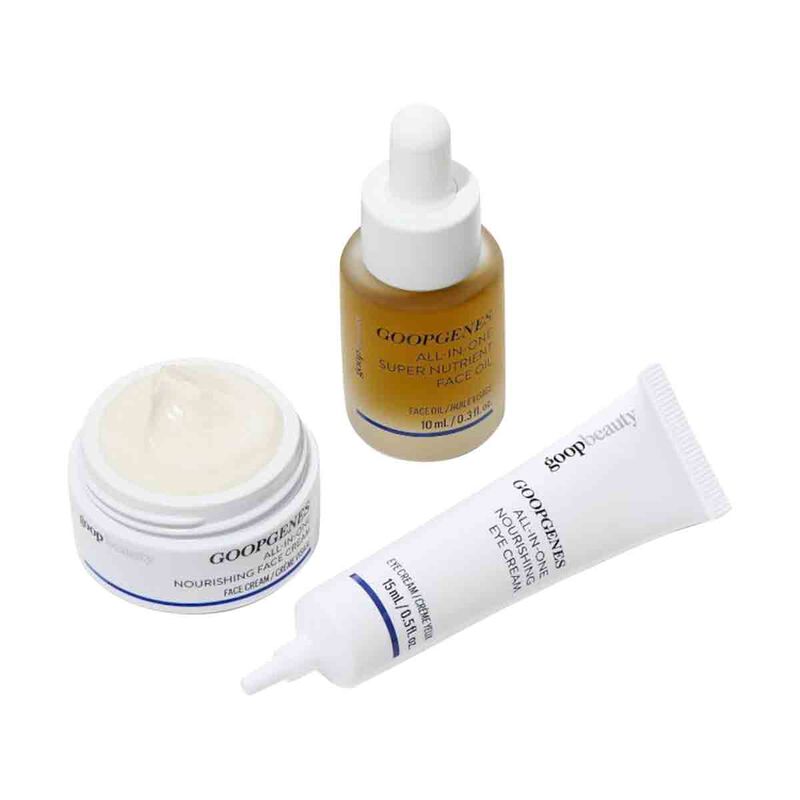 goop goopgenes all in one nourishing skincare set