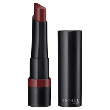 rimmel lasting finish matte lipstick 530 true red