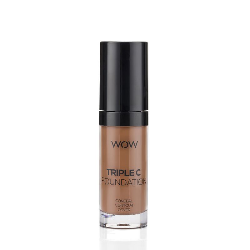 wow beauty triple c foundation – conceal, contour, cover