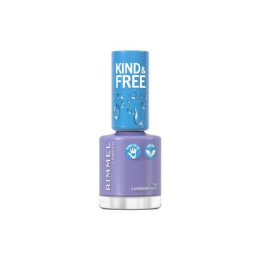 rimmel kind & free nail polish 153  lavender light