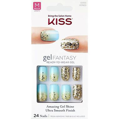 كيس kiss gel nails painted veil kgn03