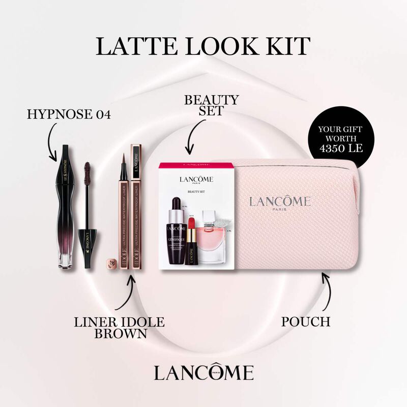 lancome hypnose 04 + liner idole brown + pouch + beauty set