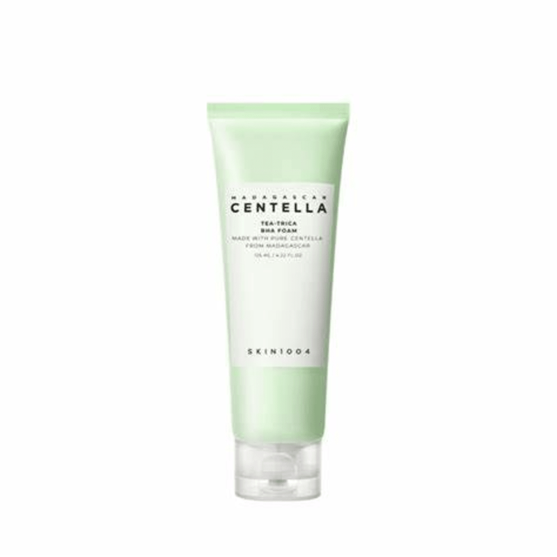 skin1004 madagascar centella tea trica bha foam