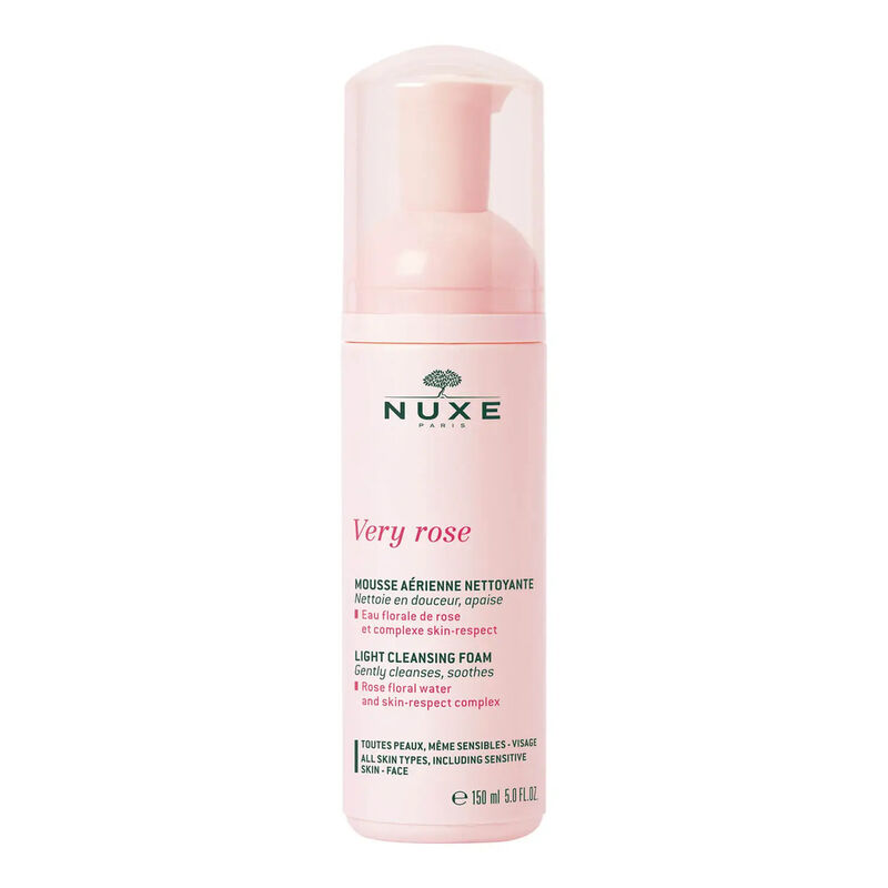 nuxe very rose light cleansing foam